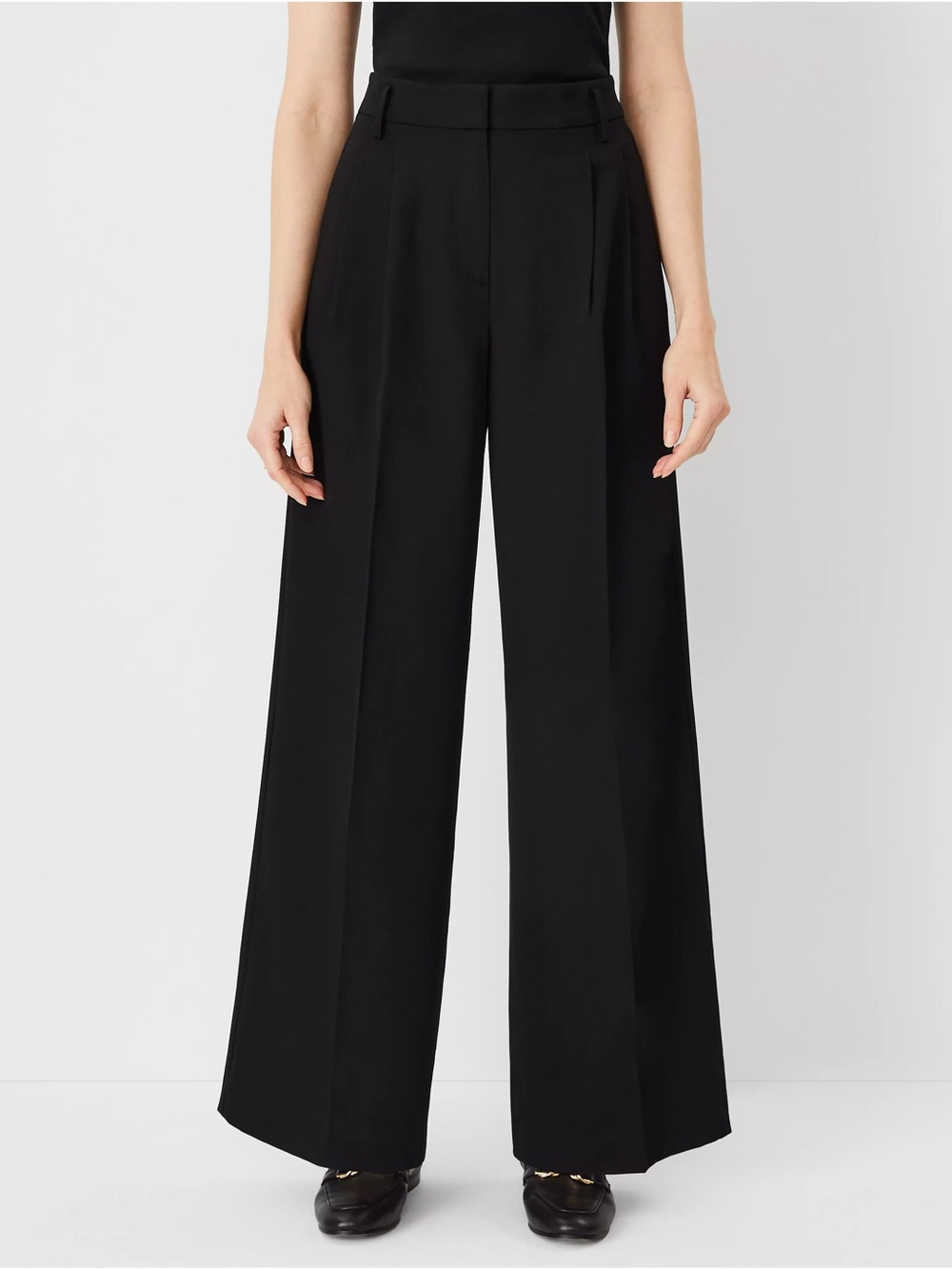 Ann Taylor Pleated Wide Leg Pant